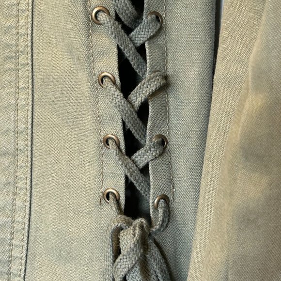 Utility Jacket By Tory Burch Green - WHAT I JUST SAW THIS FOR $260 IN 3 PLACES - Picture 6 of 10